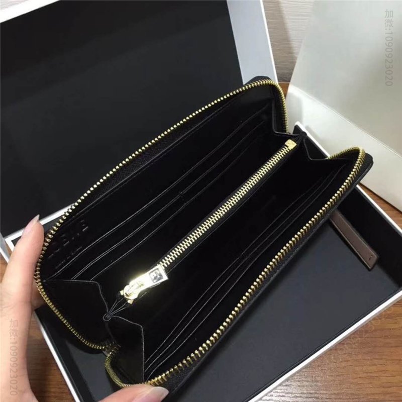 罗意威钱包 Loewe罗意威 Puzzle系列 牛皮长夹 拼色 拉链长款钱包 米色 原单罗意威钱夹 