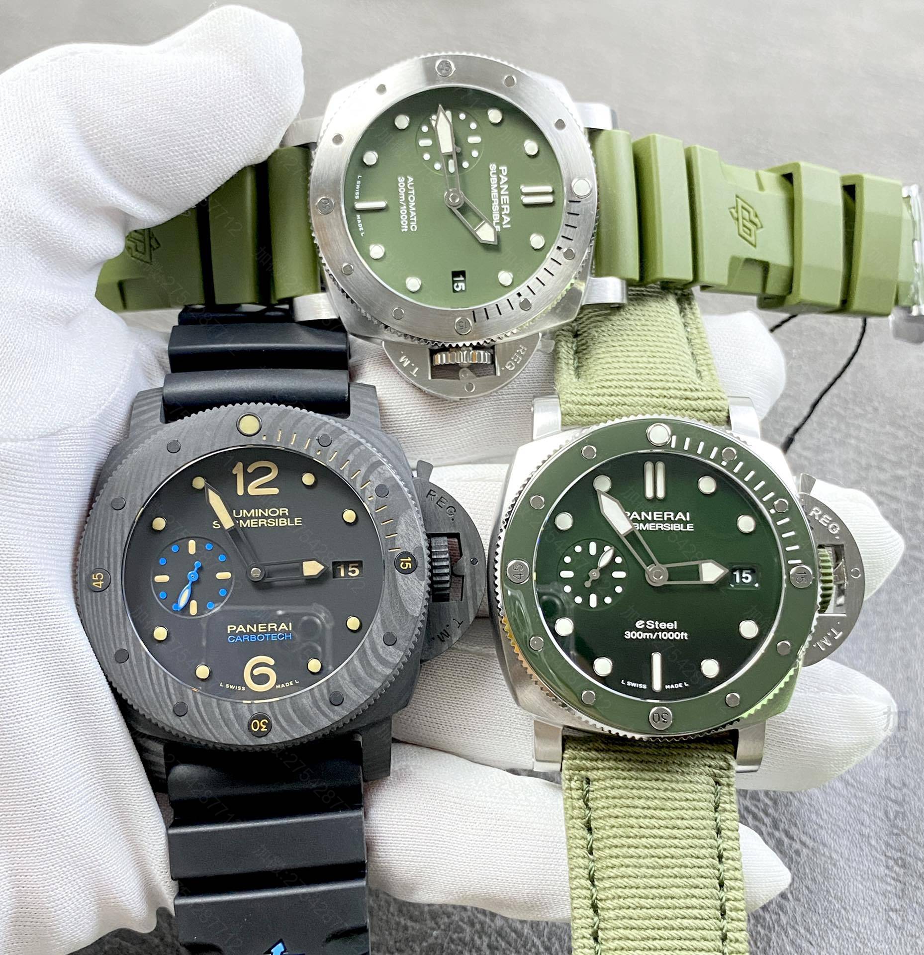 高仿沛纳海手表 Panerai 沛纳海腕表 1055系列 沛纳海1287系列 vs厂出品 