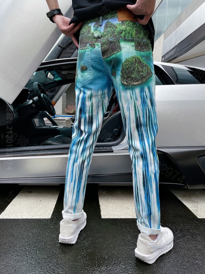LV男士牛仔裤