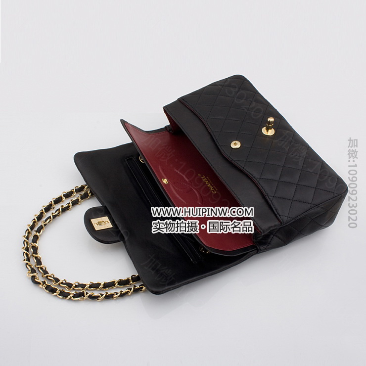 Chanel Coco Classic Flap 香奈儿经典翻盖包 黑色金链