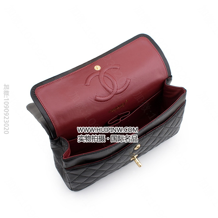 Chanel Coco Classic Flap 香奈儿经典翻盖包 黑色金链