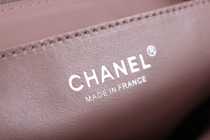 Chanel CF 香奈儿经典2.55 羊皮 灰色银链 加大号