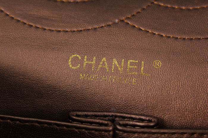 Chanel Reissue 2.55 香奈儿复刻翻盖包 牛皮 古铜金链 中号