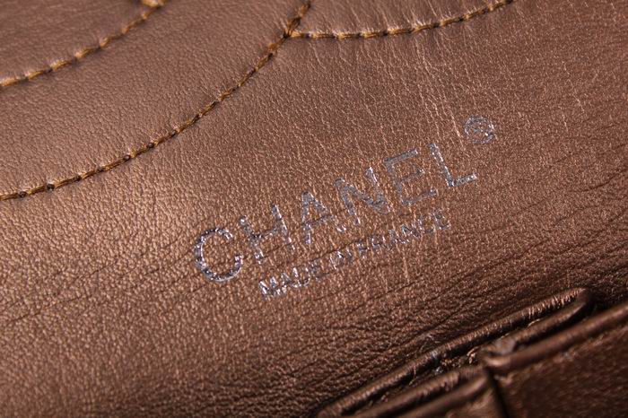 Chanel Reissue 2.55 香奈儿复刻翻盖包 牛皮 古铜银链 中号