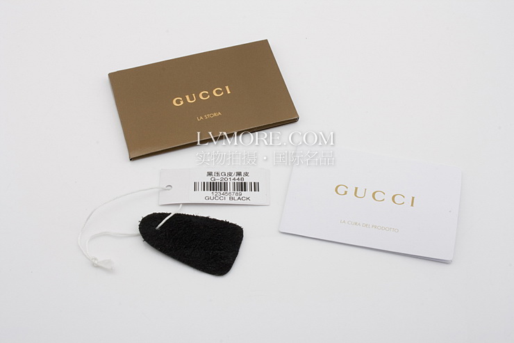 Gucci古奇 黑色 男士单肩包 斜挎包【201448】全真皮 头层牛皮 斜挎包